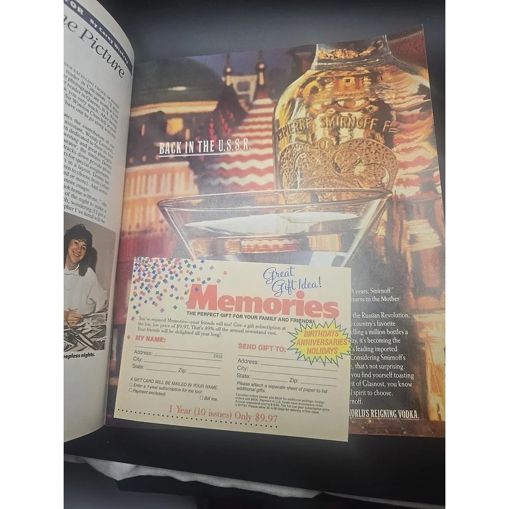 Memories Magazine August September 1990  Mary Tyler‎ Moore   Ted Williams